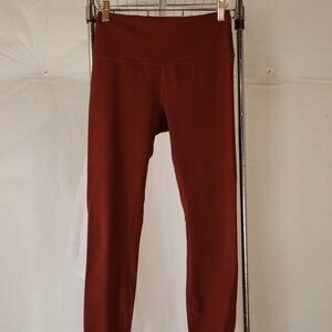 Lululemon Wunderunder Burgendy/Rust Legging- Size 8